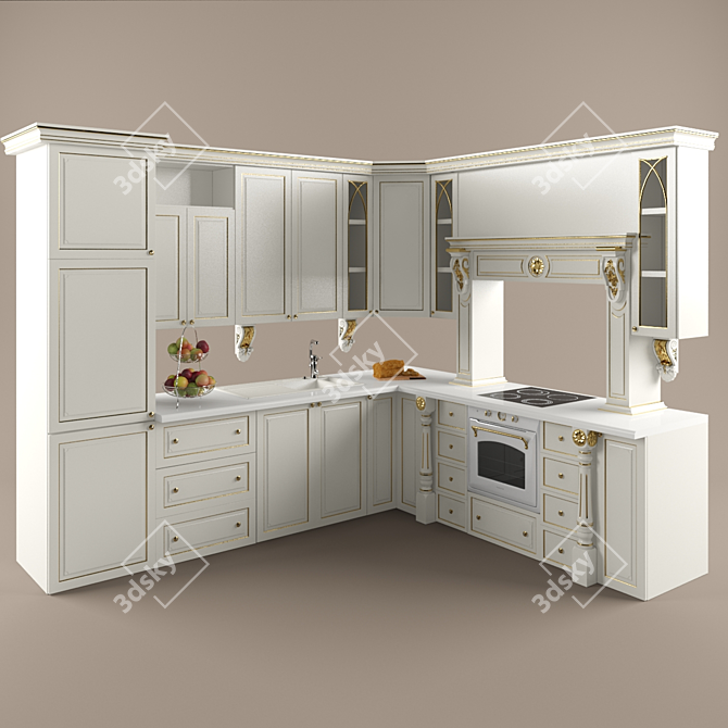 Beautify Your Kitchen: "Beatrice 3D model image 1