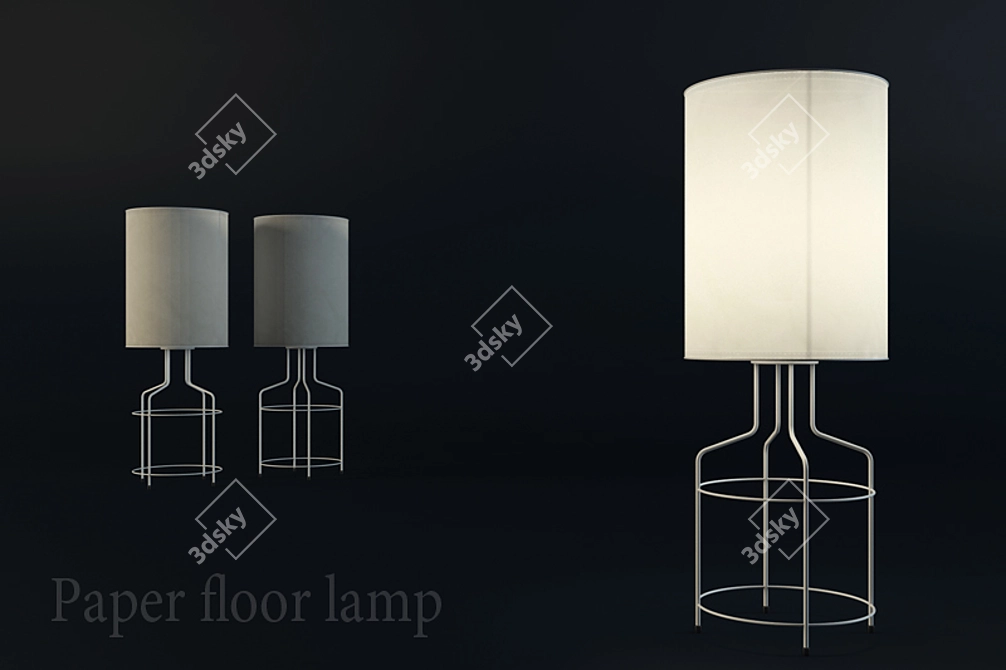  Modern Floor Lamp 3D model image 1