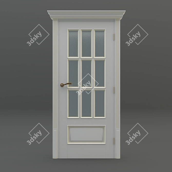 Radiant Alexander Wooden Door 3D model image 1