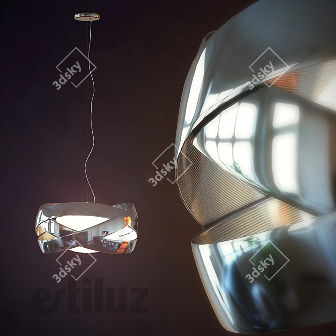 Modern Minimalist Pendant Light 3D model image 1