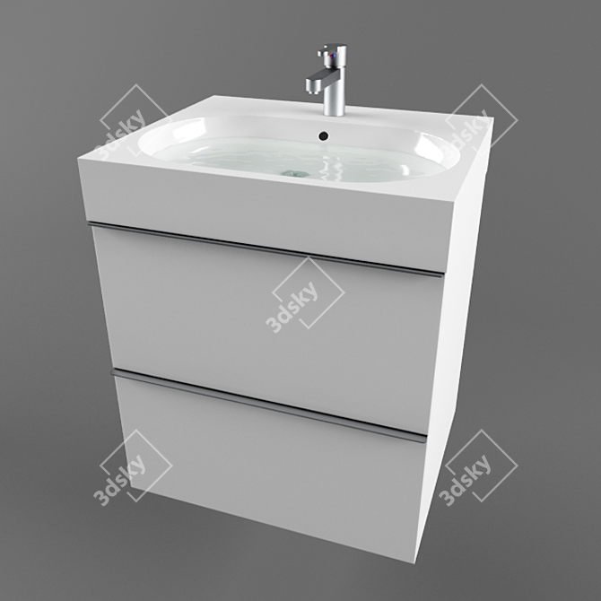 IKEA Broviken - Modern Sink Set 3D model image 1