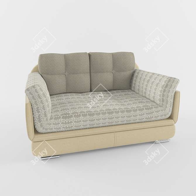 Moon32: Stylish Foldable Sofa 3D model image 1