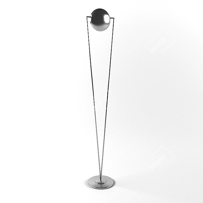 Victory Metal Floor Lamp 3D model image 1