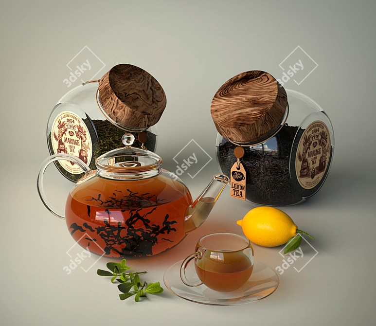 Soothing Serenity Tea 3D model image 1