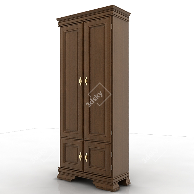 Forte Aramis ARS80 Wardrobe 3D model image 1