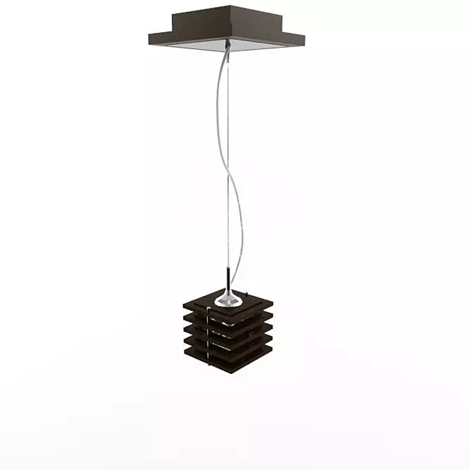 Elegant Pendant Light: ODEON RIPEN 3D model image 1