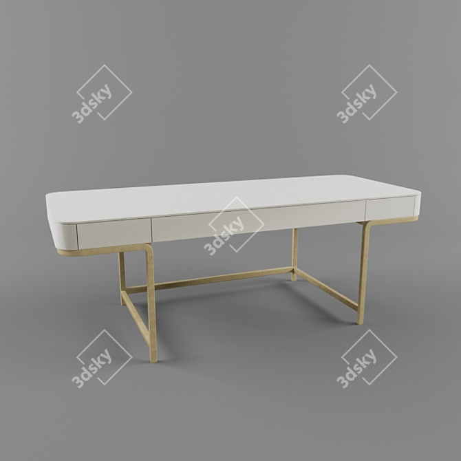 Versatile 1800х700 Office Table 3D model image 1