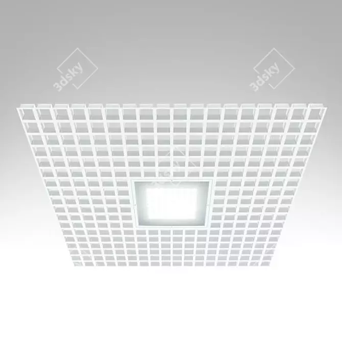 Illuminated Raster Ceiling 3D model image 1