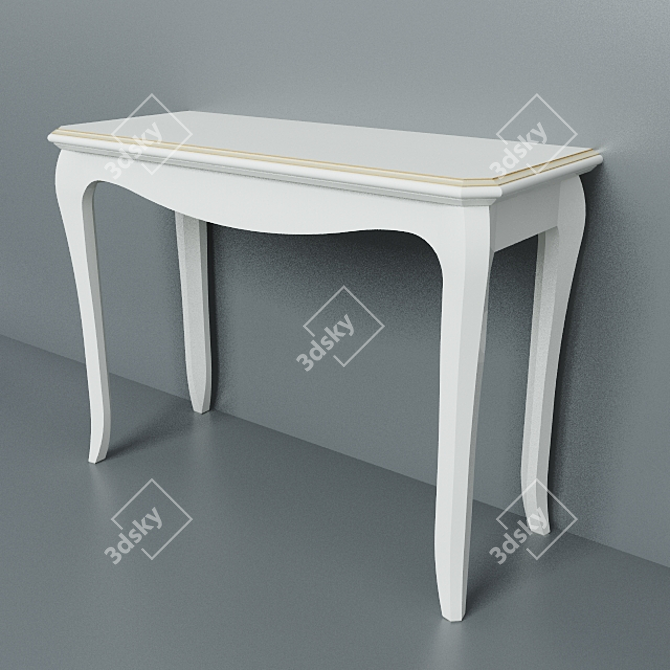 Title: Elegant Sandra Console 3D model image 1