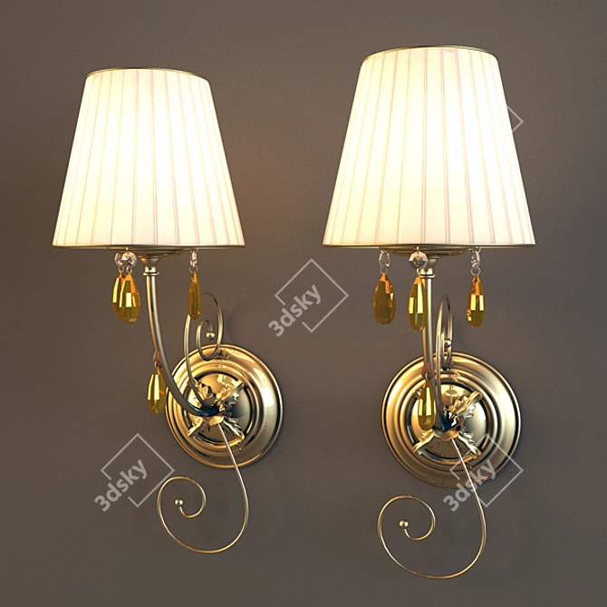 Classic Wall Sconce 3D model image 1