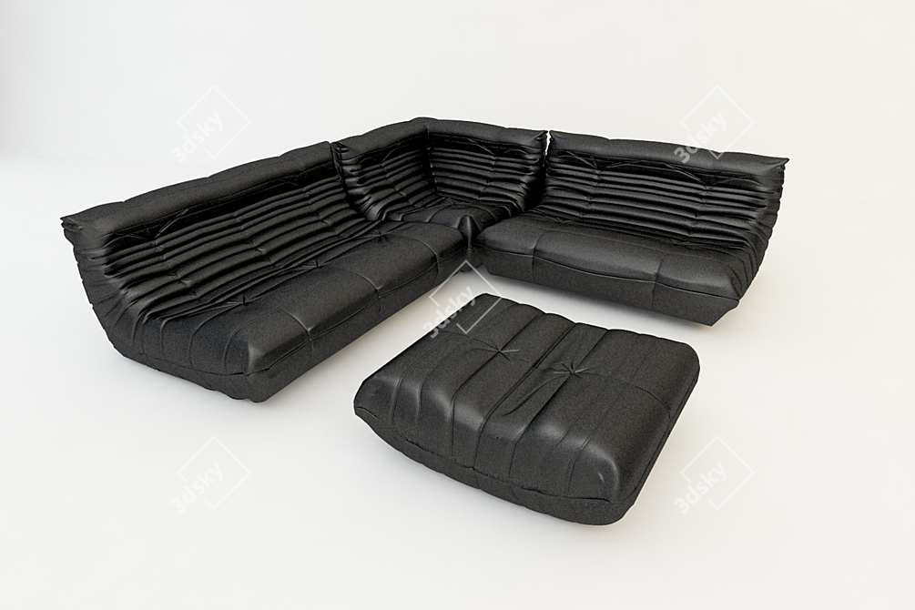  cosmo-modern Ligne Roset Togo 3D model image 1