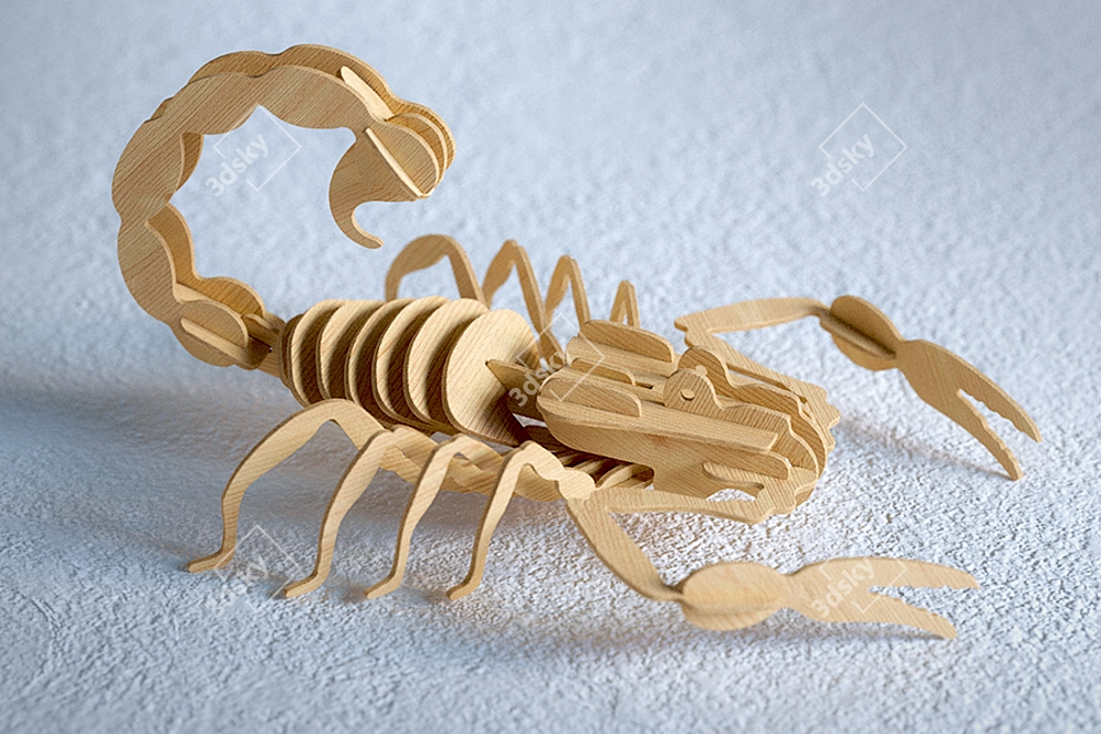 Dino-Inspired Scorpio Craft 3D model image 1