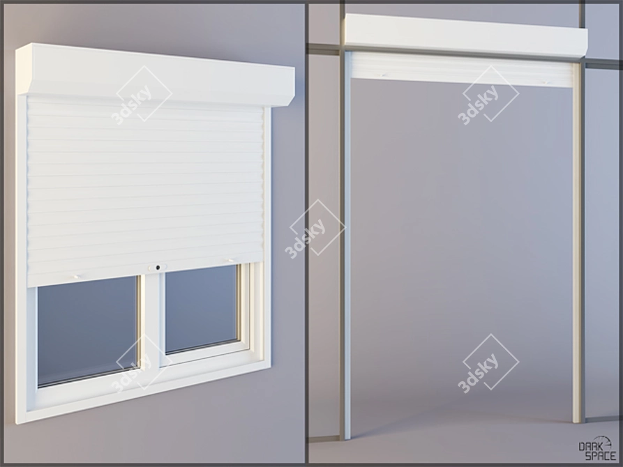 SecureGuard Roll Shutters 3D model image 1