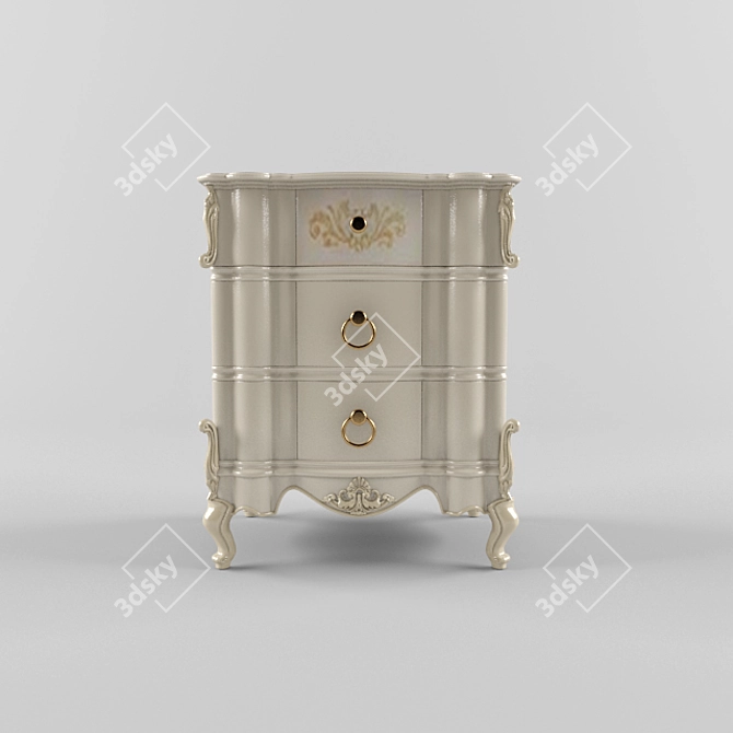 Antonelli Moravio PITTI Nightstand 3D model image 1