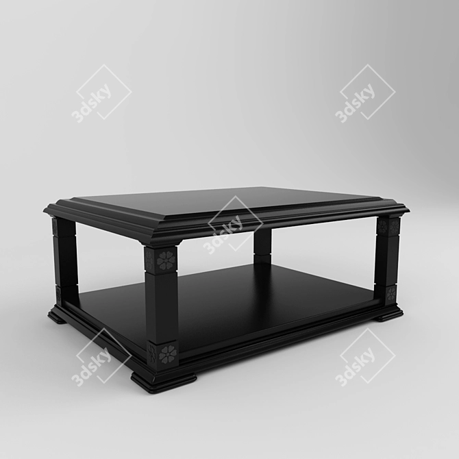 Modern Coffee Table 3D model image 1