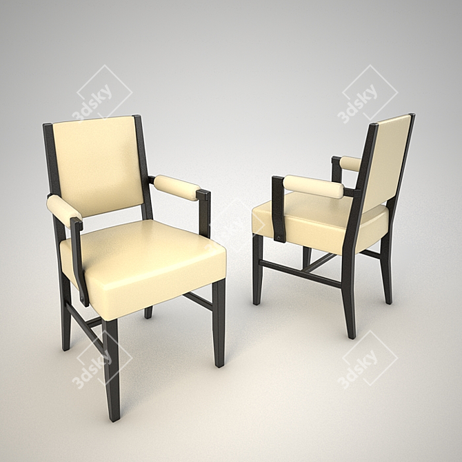 Sleek and Stylish Chair 3D model image 1