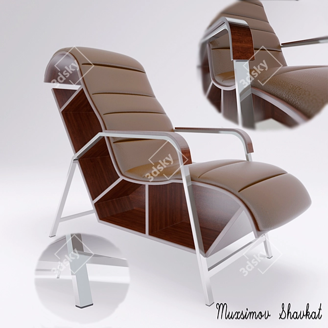 Cozy Comfort Armchair 3D model image 1