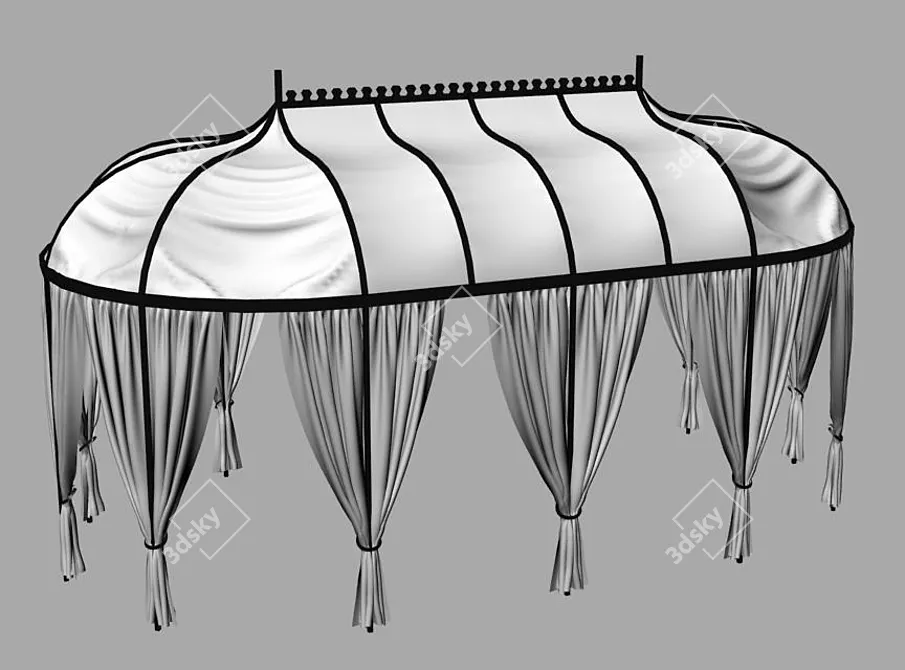 Portable Camping Tent 3D model image 1