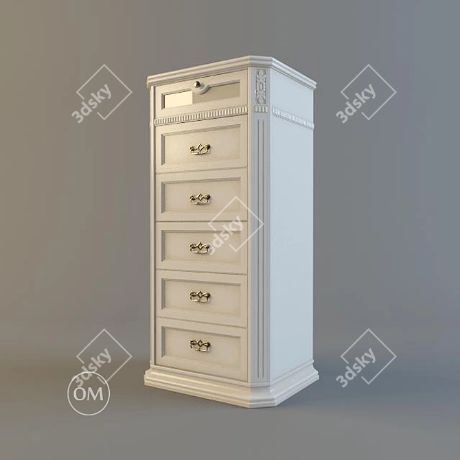 Miassmobili Bristol Light Commode 3D model image 1