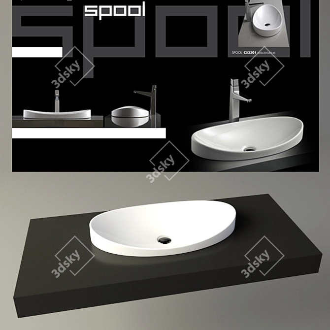 Versatile Spool C53301: Maximize Storage 3D model image 1