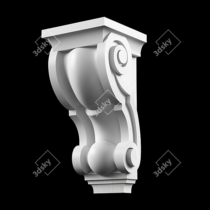 Title: CNC Machine Model Bracket 3D model image 1