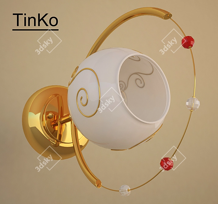 TinKo Modern Wall Sconce 3D model image 1