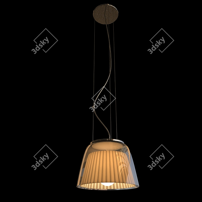 Title: Modern Pendant Light Fixture 3D model image 1