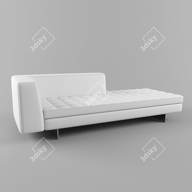 Elegant Alivar Sofa - Luxurious Comfort 3D model image 1