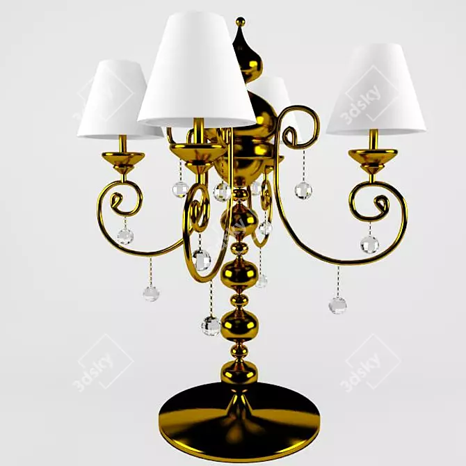 Classic Table Lamp 3D model image 1