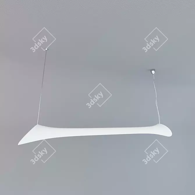 Elegant LEPANTO Ceiling Light 3D model image 1