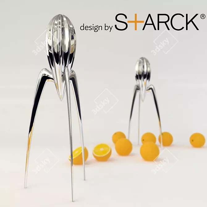 Sleek Citrus Juicer: Philippe Starck's Juicy Salif 3D model image 1