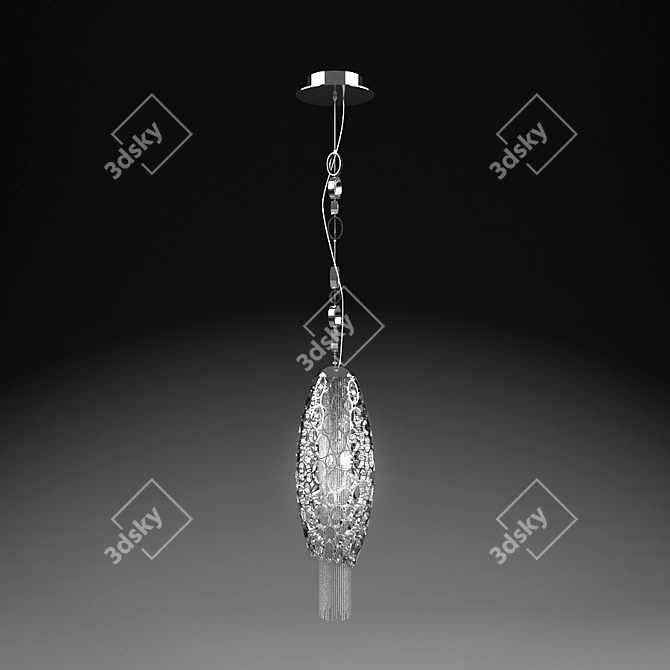 Italian IDL Chrysalis Pendant 3D model image 1