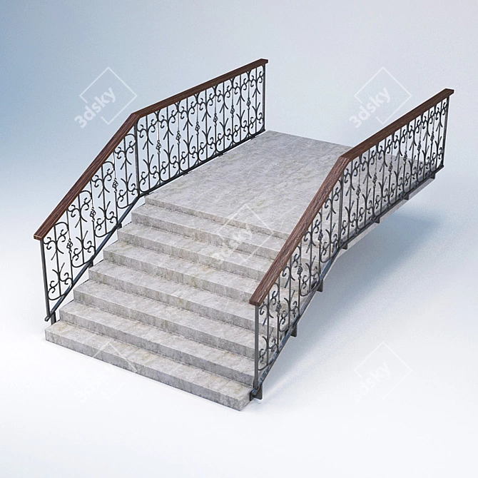 Ladder: Versatile V-Ray Textures 3D model image 1