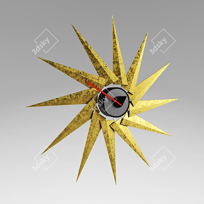 Textured Timepiece 3D model image 1