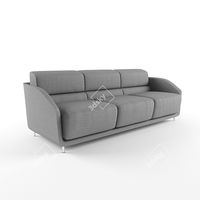 Elegant Mylo Sofa: Busnelli Design 3D model image 1