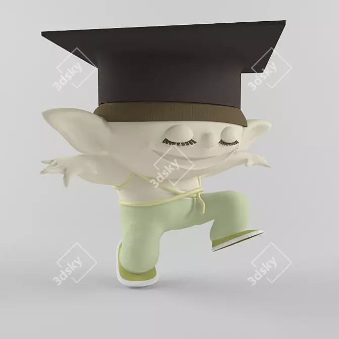 Kuzya Toy - Adorable and Fun 3D model image 1