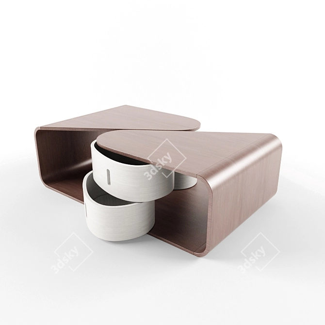 Modern Coffee Table 3D model image 1