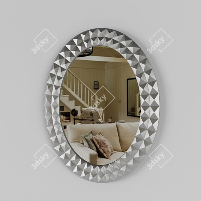 Verona 90x4.5x70 Wall Mirror 3D model image 1