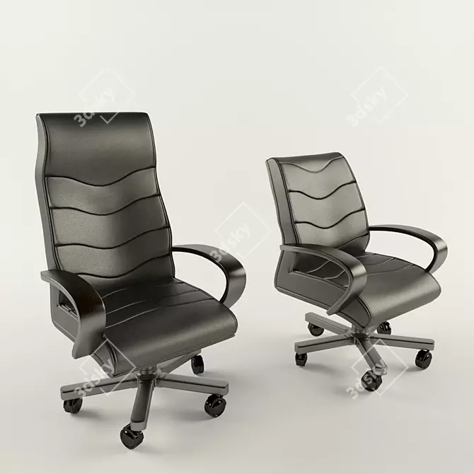 Ergo Comfort Office Chair 3D model image 1