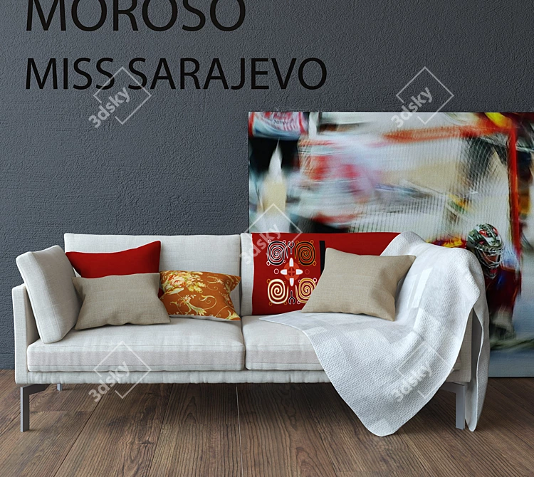 Elegance Embodied: Moroso Miss Sarajevo 3D model image 1