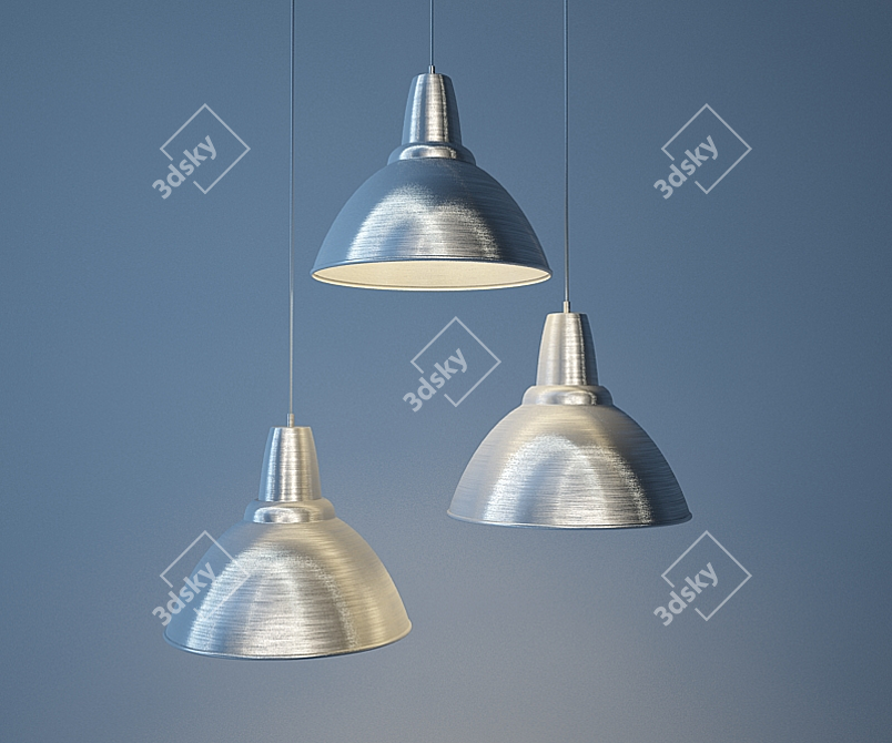 Elegant Pendant Lighting 3D model image 1