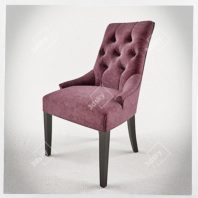 Elegant Otto Stelle Tomas Chair 3D model image 1