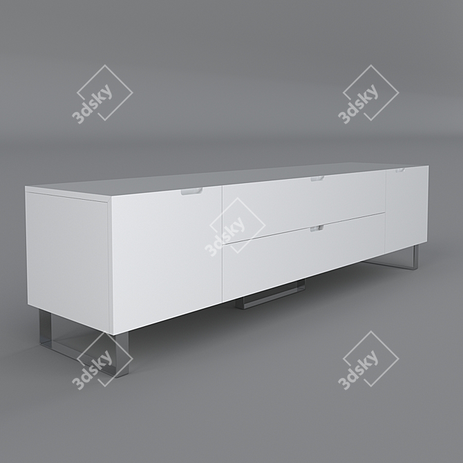 Modern TV Stand: DV2100-EPH 3D model image 1