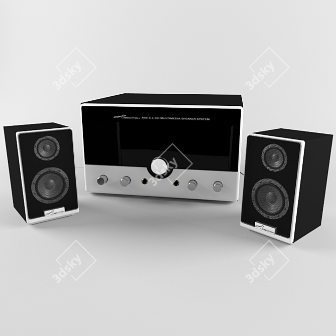 Ultimate Sound System: Logicfox A92 3D model image 1