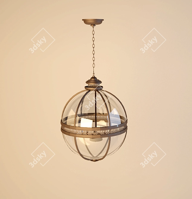 Eichholtz Residential Lantern: Grandeur Illumination 3D model image 1