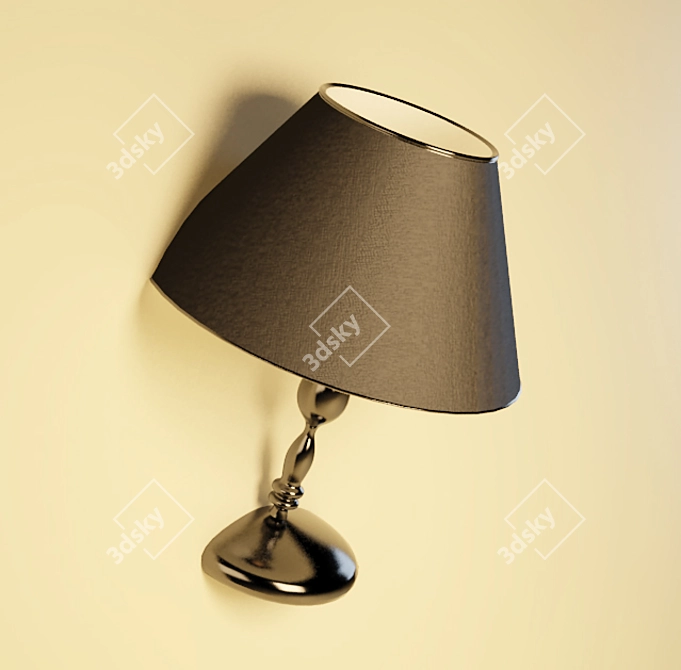 Elegant Titanic Lamp - 45cm Height 3D model image 1