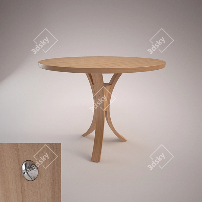 Personalized Accent Table 3D model image 1