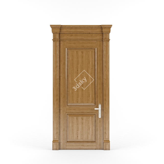 Timeless Elegance: Classic Door 3D model image 1