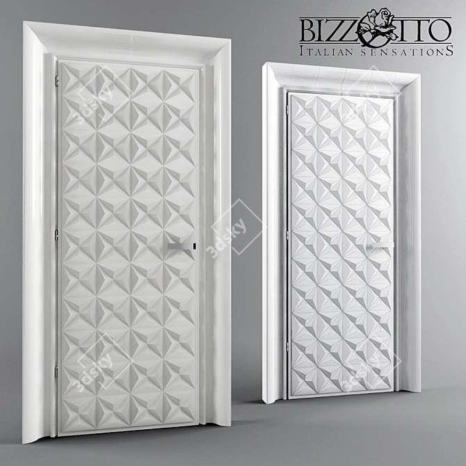 Italian-made Bizzotto Door: 2400x1230 3D model image 1