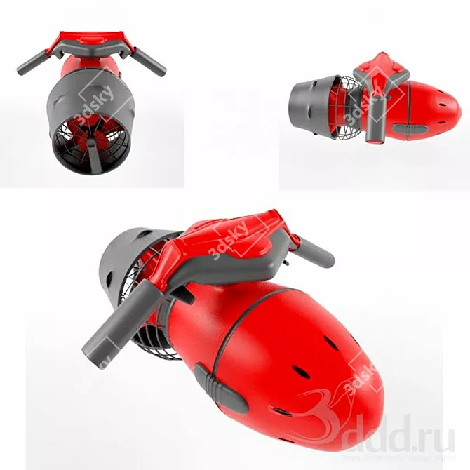 Submarine Moto 3D model image 1